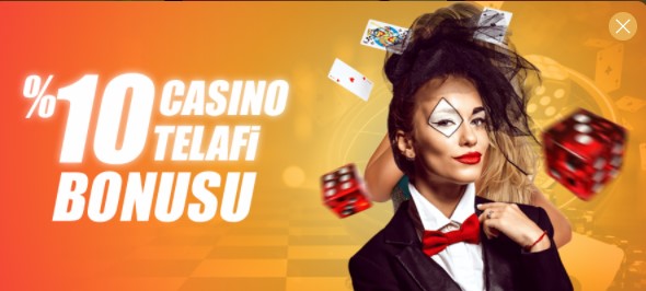 %10 casino telafi bonusu