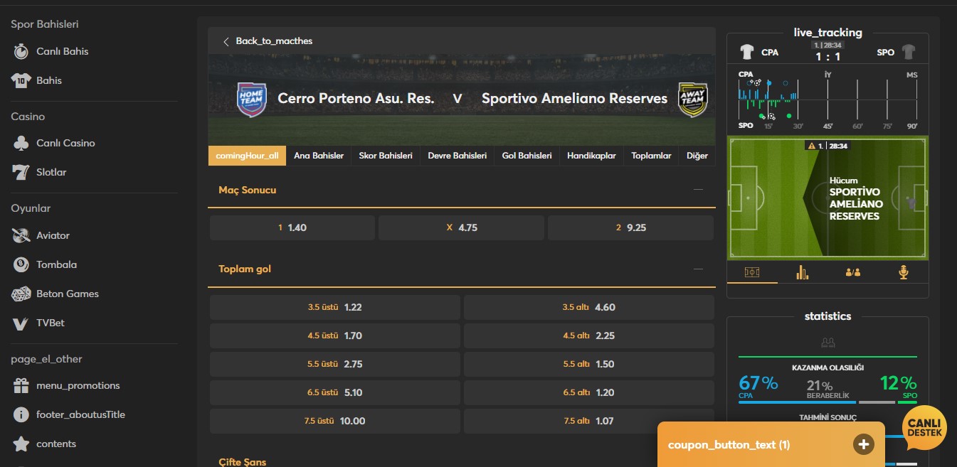 Spor bahis